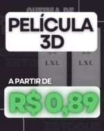 Pelicula 3D promoção apenas R$0,89