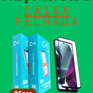 Películas 3D caixa com 25 unidades