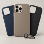 Capa Couro com Kit Protetor de Câmera Apple