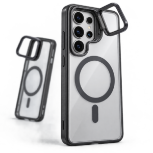 Capa Transparente com Suporte de Câmera MagSafe Samsung