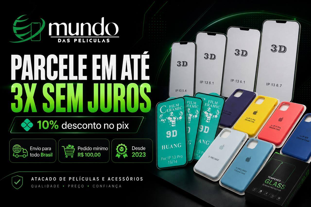 Mundo das Películas: parcele em até 3x sem juros e ganhe 10% de desconto no Pix